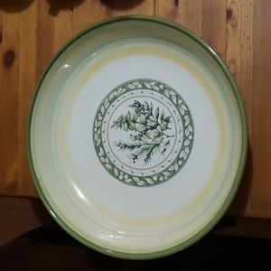 Italian 🇮🇹 Pottery Large Pasta Bowl 13 x 3" New! *Paint Defect on Edge